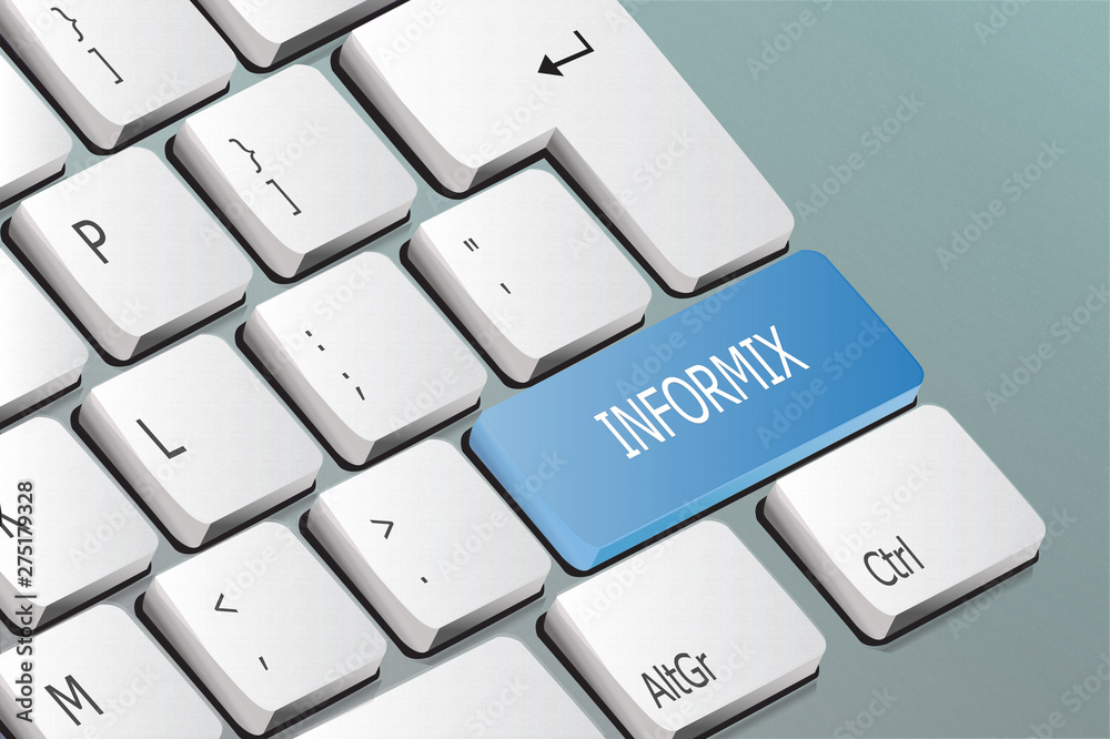 Informix written on the keyboard button