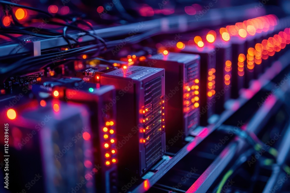 IT technician testing the stability of high-performance computing clusters, glowing nodes and connections, Install Oracle RAC (19c) on Linux