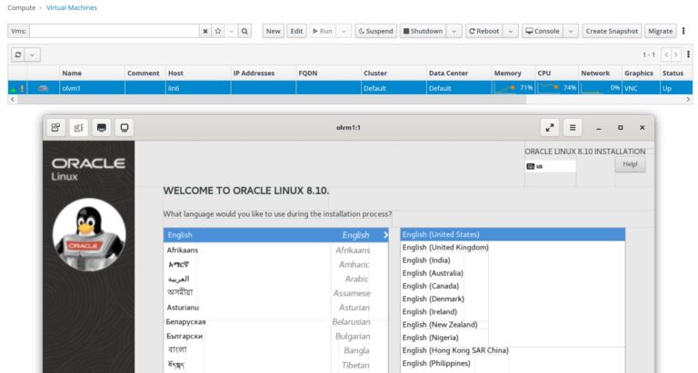 Installation of Oracle Linux Virtualization Manager (OLVM) - JB ITC