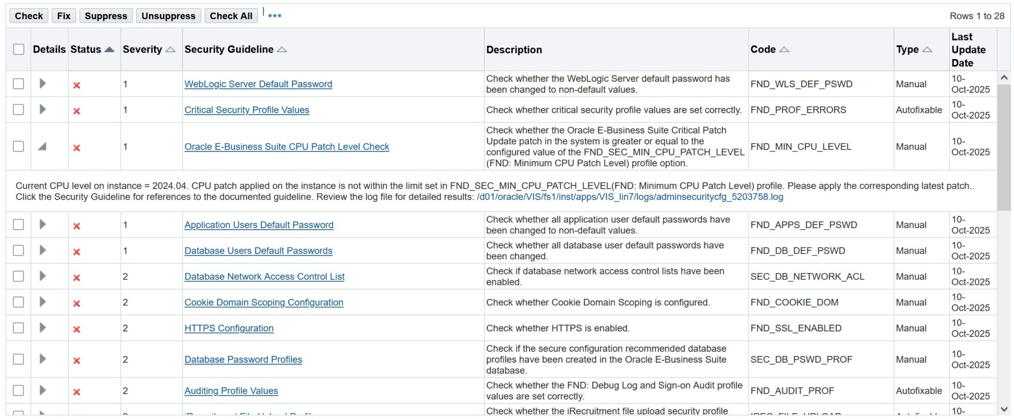 Oracle E-Business Suite 12.2 Security Alert CVE-2025-61882